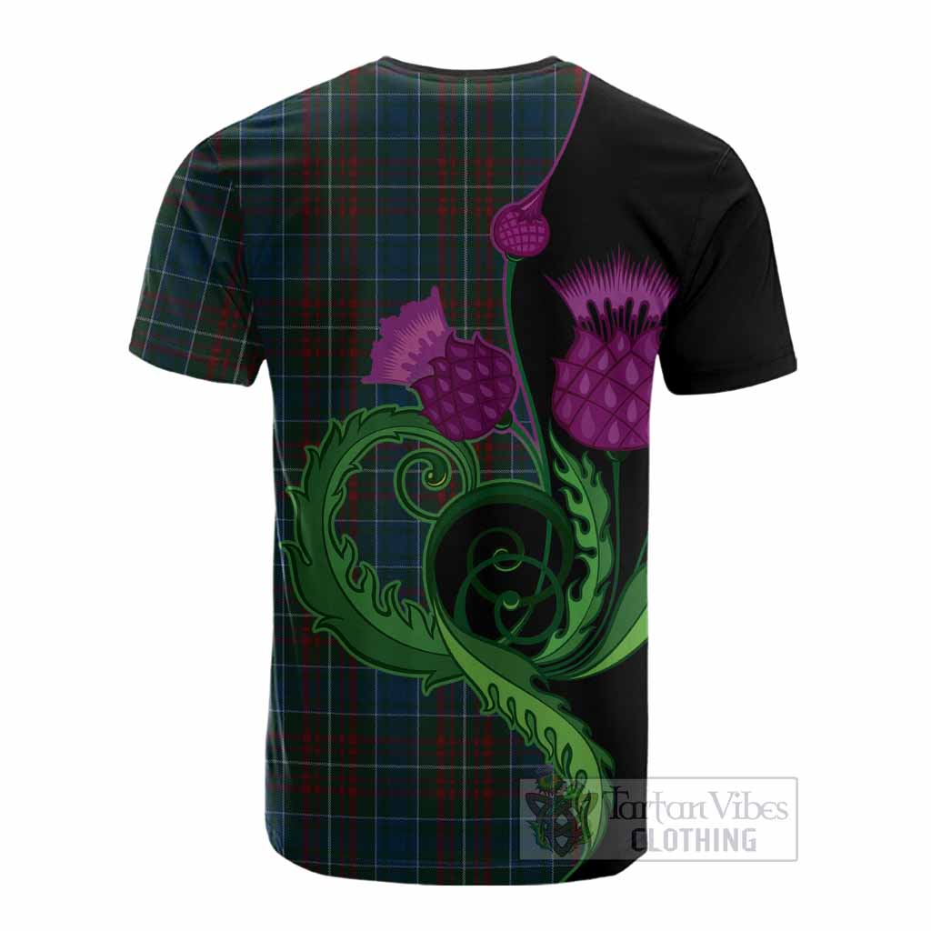 MacConnell (McConnell) Tartan Cotton T-shirt Traditional Scottish Thistle