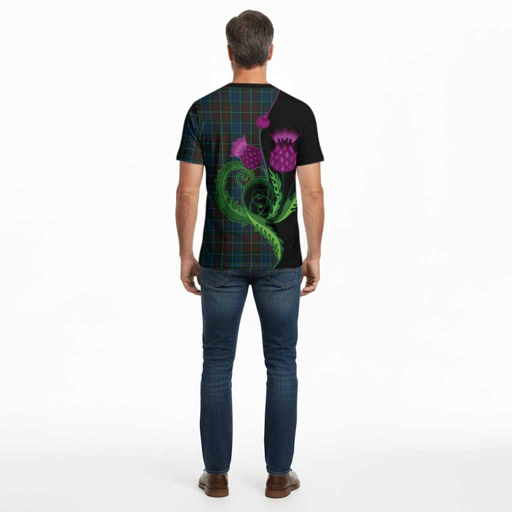 MacConnell (McConnell) Tartan Cotton T-shirt Traditional Scottish Thistle