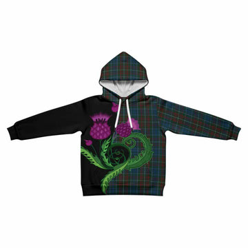 MacConnell (McConnell) Tartan Kid Hoodie Traditional Scottish Thistle