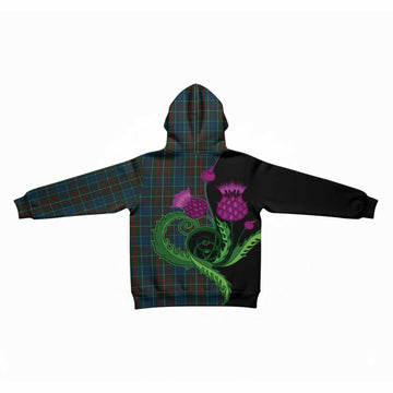 MacConnell (McConnell) Tartan Kid Hoodie Traditional Scottish Thistle