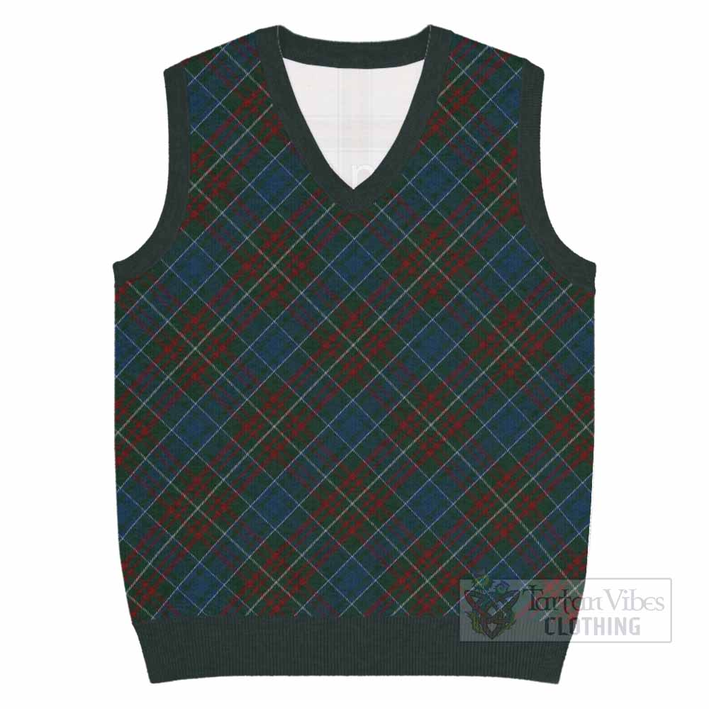MacConnell (McConnell) Tartan  Knitted V-Neck Vest Cross Style