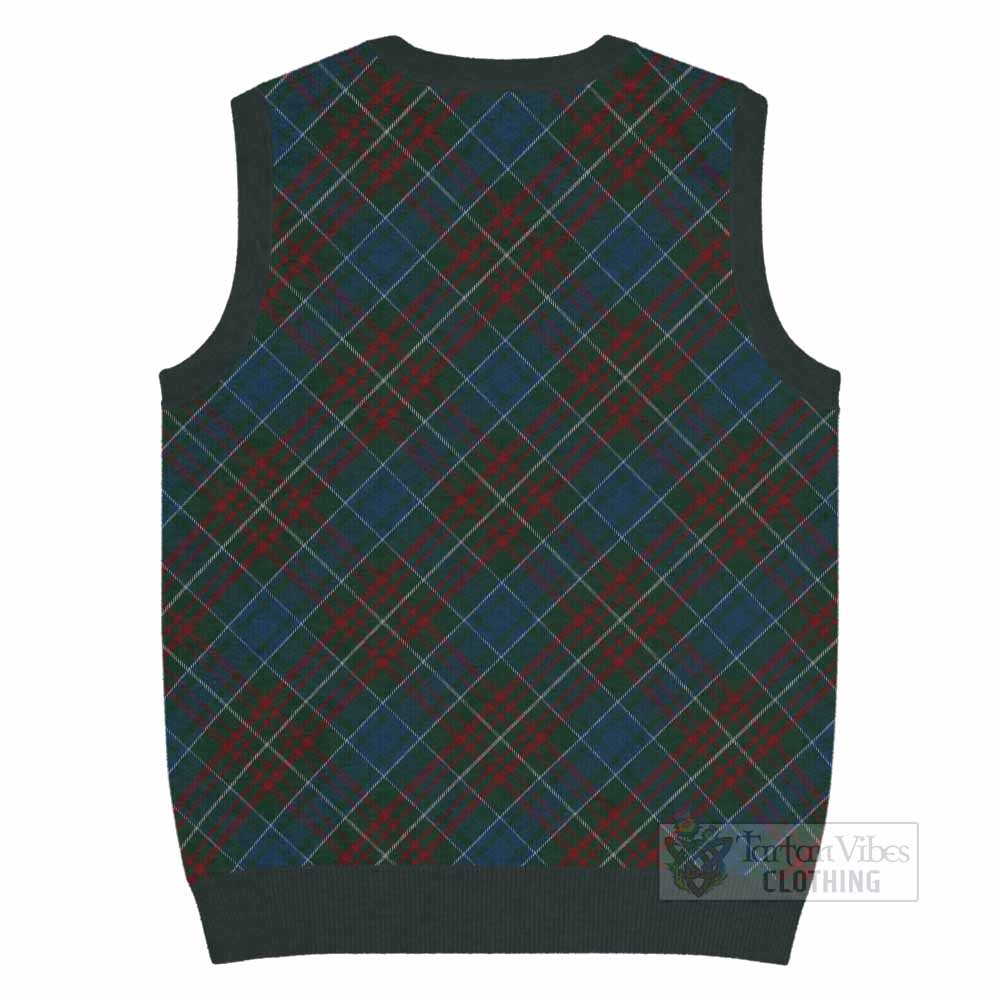 MacConnell (McConnell) Tartan  Knitted V-Neck Vest Cross Style