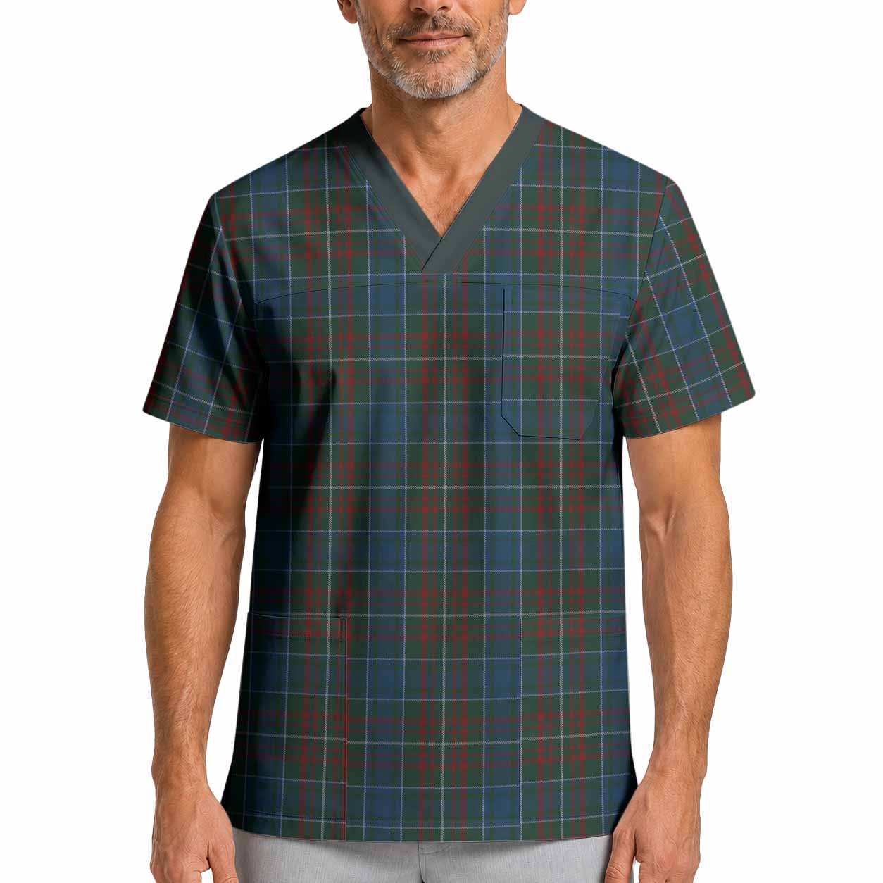 MacConnell (McConnell) Tartan Scrub Top XL - Tartan Vibes Clothing