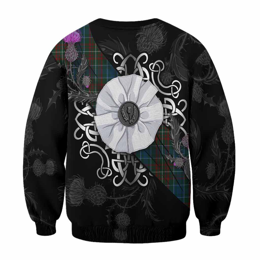 MacConnell (McConnell) Tartan Sweatshirt Jacobite White Rose - Tartan Vibes Clothing