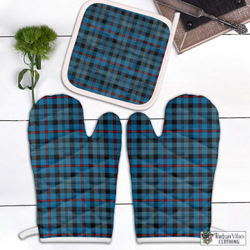 MacCorquodale (McCorquodale) Tartan Combo Oven Mitt & Pot-Holder Combo 2 Oven Mitt & 1 Pot-Holder Black - Tartan Vibes Clothing