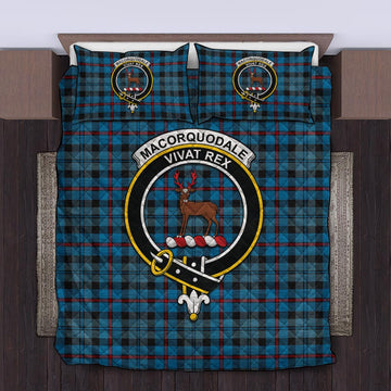 MacCorquodale (McCorquodale) Tartan Quilt Bed Set with Family Crest King - Tartan Vibes Clothing