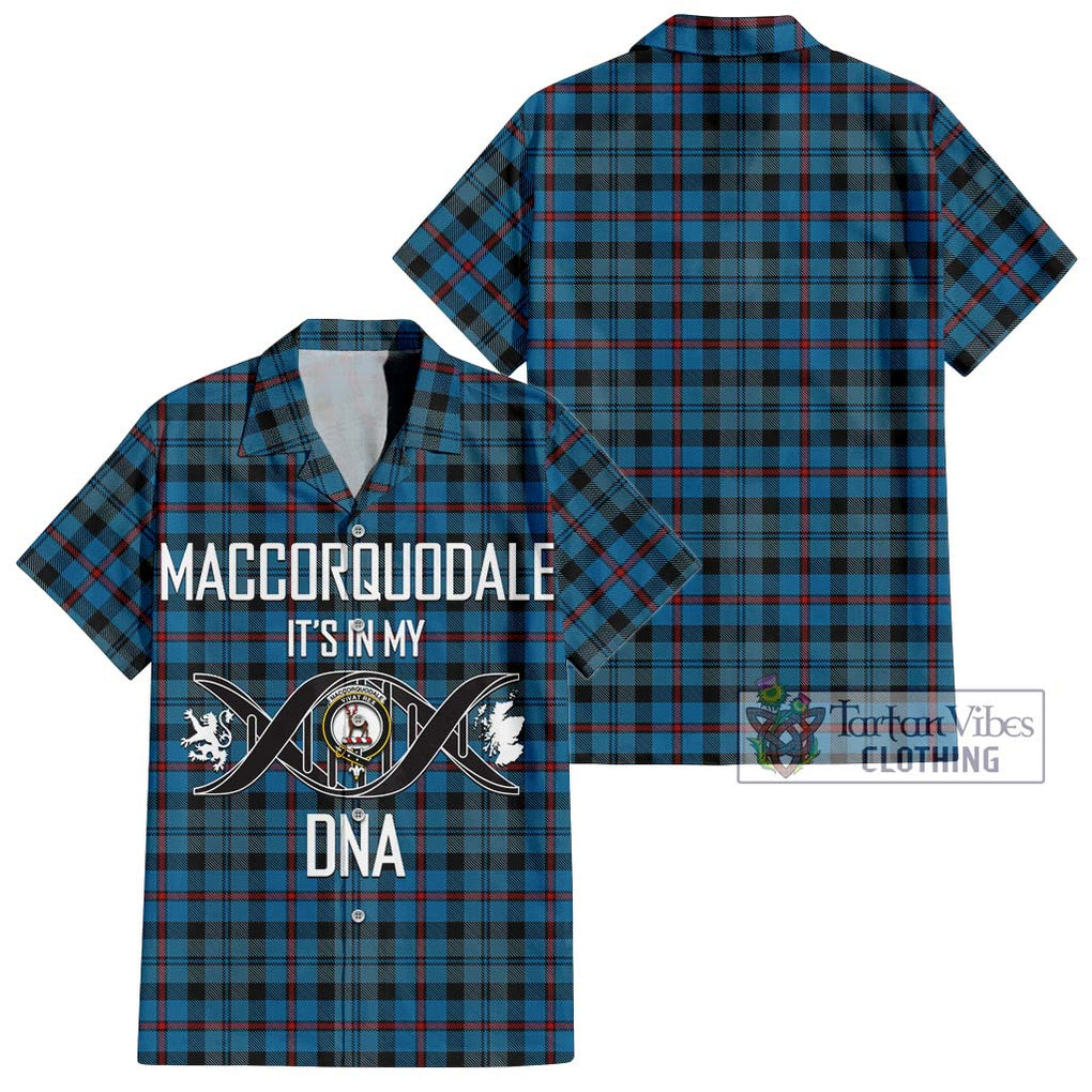 MacCorquodale (McCorquodale) Tartan Hawaiian Shirt with Family Crest DNA In Me Style Kid - Tartan Vibes Clothing