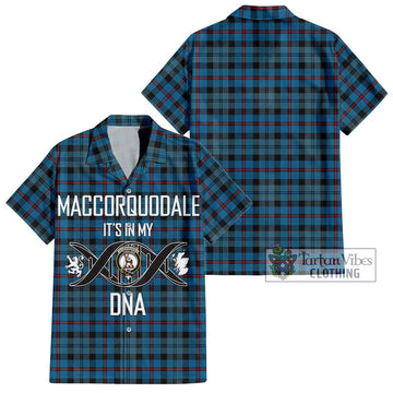 MacCorquodale (McCorquodale) Tartan Hawaiian Shirt with Family Crest DNA In Me Style Kid - Tartan Vibes Clothing