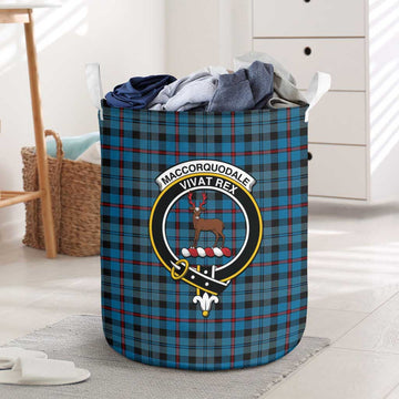 MacCorquodale (McCorquodale) Tartan Laundry Basket with Family Crest One Size - Tartan Vibes Clothing