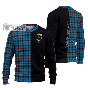 MacCorquodale (McCorquodale) Tartan Ugly Sweater with Family Crest and Half Of Me Style Unisex - Tartan Vibes Clothing