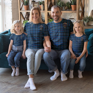 MacCorquodale Tartan T-Shirt with Family Crest