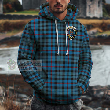 MacCorquodale (McCorquodale) Tartan Cotton Hoodie with Family Crest Zip Hoodie - Tartan Vibes Clothing