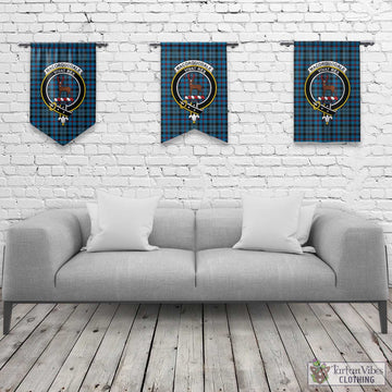 MacCorquodale (McCorquodale) Tartan Gonfalon, Tartan Banner with Family Crest Rectangle - Tartan Vibes Clothing