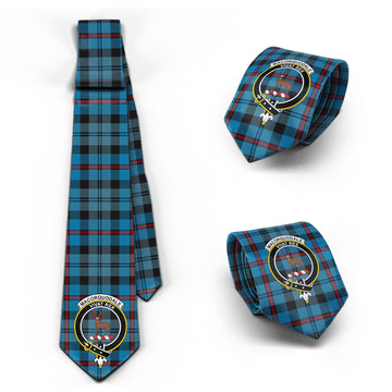 MacCorquodale Tartan Classic Necktie with Family Crest