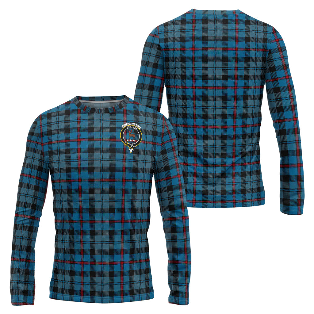 MacCorquodale (McCorquodale) Tartan Long Sleeve T-Shirt with Family Crest Unisex - Tartan Vibes Clothing
