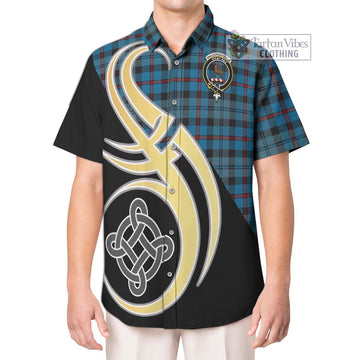 MacCorquodale (McCorquodale) Tartan Hawaiian Shirt with Family Crest and Celtic Symbol Style Kid - Tartan Vibes Clothing