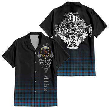 MacCorquodale (McCorquodale) Tartan Hawaiian Shirt Shirt Featuring Alba Gu Brath Family Crest Celtic Inspired Kid - Tartan Vibes Clothing