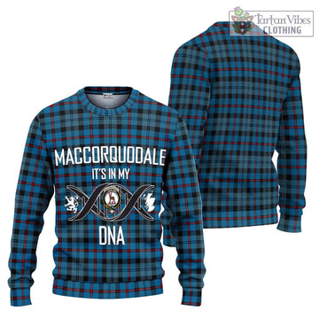 MacCorquodale (McCorquodale) Tartan Ugly Sweater with Family Crest DNA In Me Style Unisex - Tartan Vibes Clothing