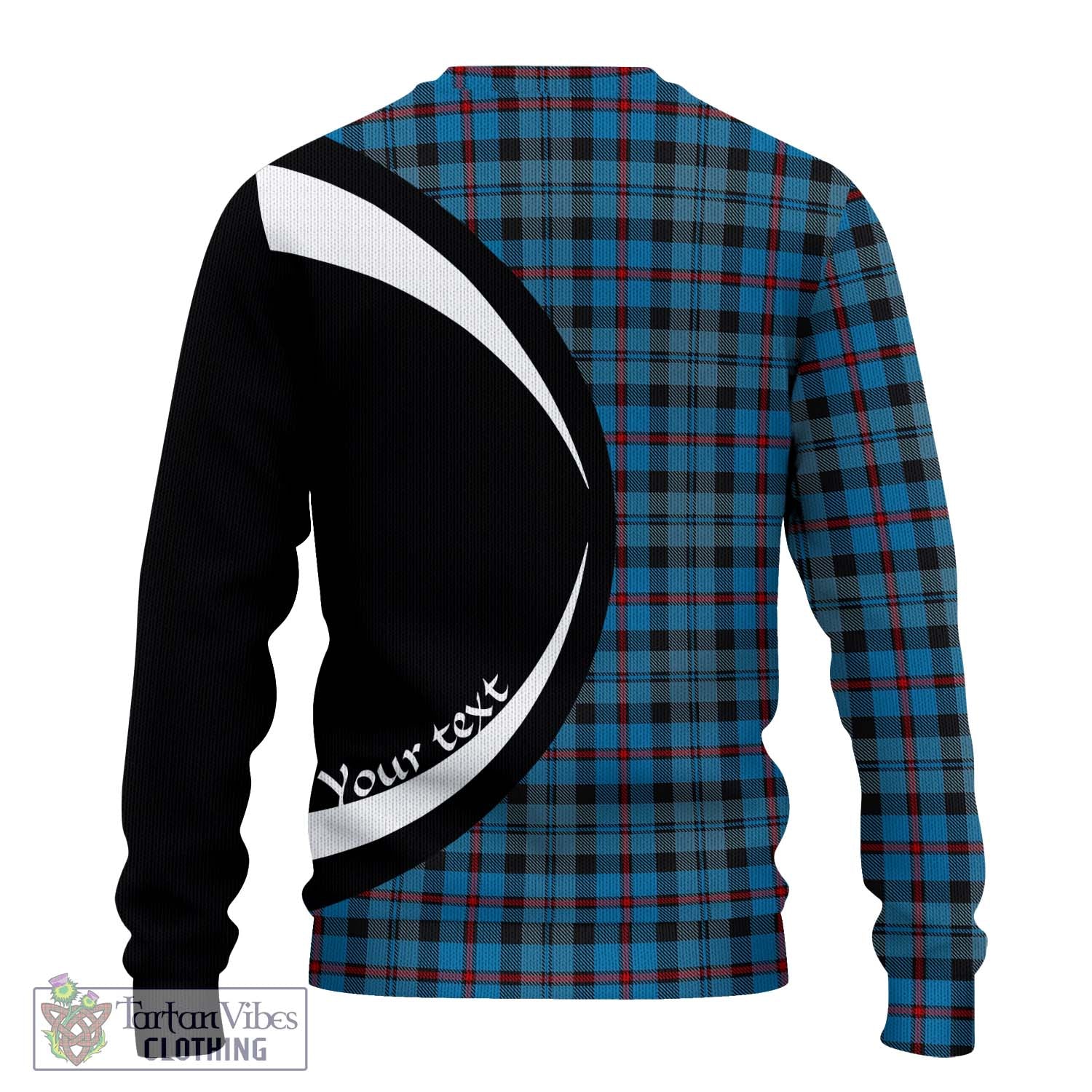 MacCorquodale (McCorquodale) Tartan Ugly Sweater with Family Crest Circle Style - Tartan Vibes Clothing