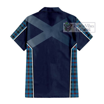 MacCorquodale (McCorquodale) Tartan Hawaiian Shirt with Family Crest and Lion Rampant Vibes Sport Style - Tartan Vibes Clothing