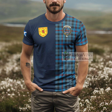 MacCorquodale (McCorquodale) Tartan T-Shirt Alba with Scottish Lion Royal Arm Half Style - Tartan Vibes Clothing