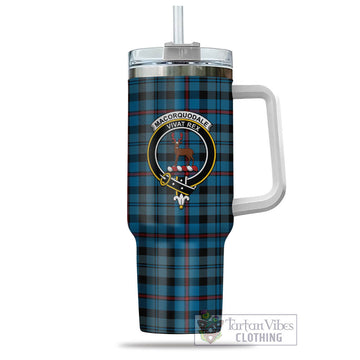 MacCorquodale Tartan and Family Crest Tumbler with Handle