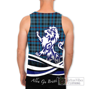 MacCorquodale (McCorquodale) Tartan Men's Tank Top with Alba Gu Brath Regal Lion Emblem - Tartan Vibes Clothing