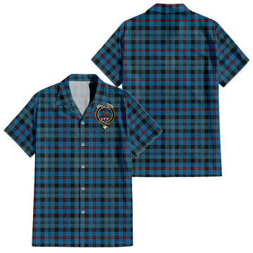 MacCorquodale (McCorquodale) Tartan Hawaiian Shirt with Family Crest - Tartan Vibes Clothing