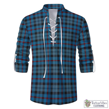 MacCorquodale Tartan Men's Scottish Traditional Jacobite Ghillie Kilt Shirt