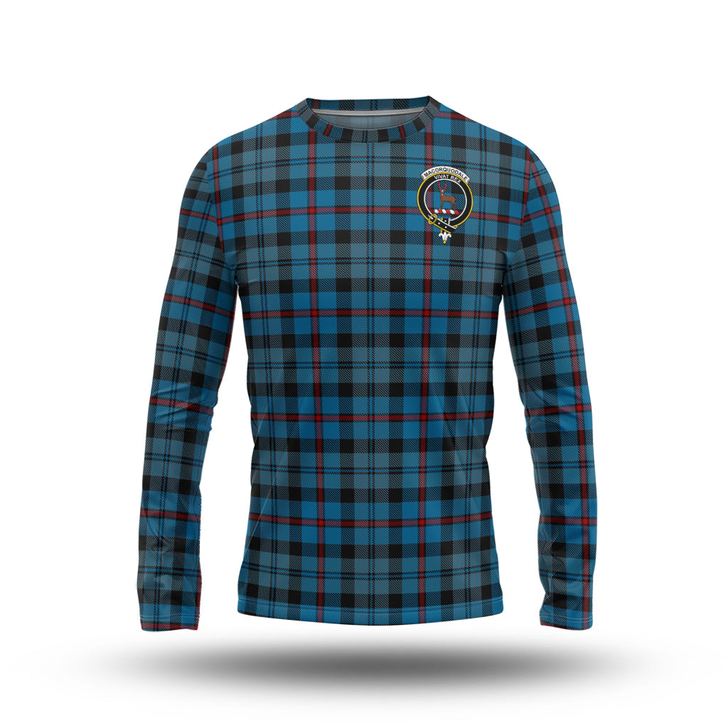 MacCorquodale (McCorquodale) Tartan Long Sleeve T-Shirt with Family Crest - Tartan Vibes Clothing