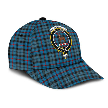 MacCorquodale Tartan Classic Cap with Family Crest