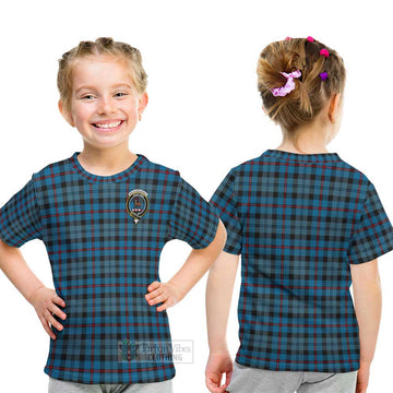 MacCorquodale (McCorquodale) Tartan Kid T-Shirt with Family Crest - Tartan Vibes Clothing