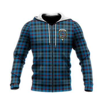 MacCorquodale (McCorquodale) Tartan Knitted Hoodie with Family Crest Unisex Knitted Zip Hoodie - Tartan Vibes Clothing