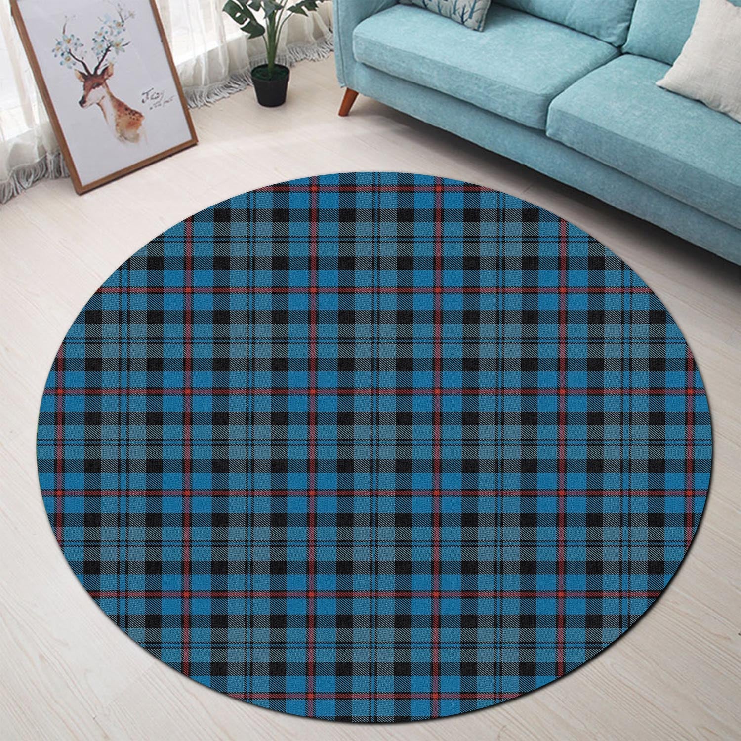 MacCorquodale (McCorquodale) Tartan Round Rug - Tartan Vibes Clothing