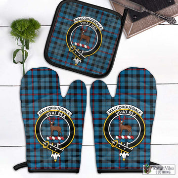 MacCorquodale (McCorquodale) Tartan Combo Oven Mitt & Pot-Holder with Family Crest - Tartan Vibes Clothing