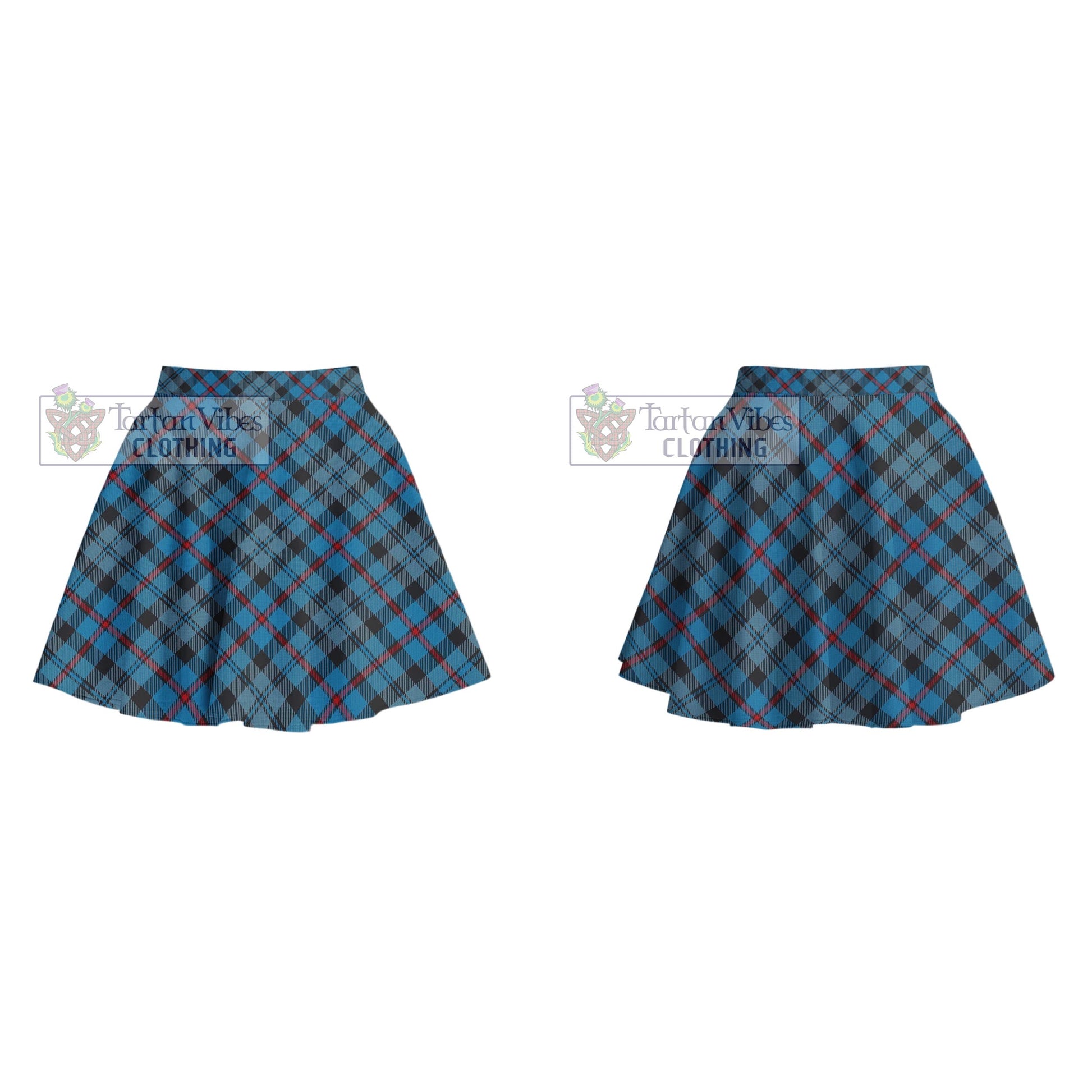 MacCorquodale (McCorquodale) Tartan Women's Plated Mini Skirt Cross Style - Tartan Vibes Clothing