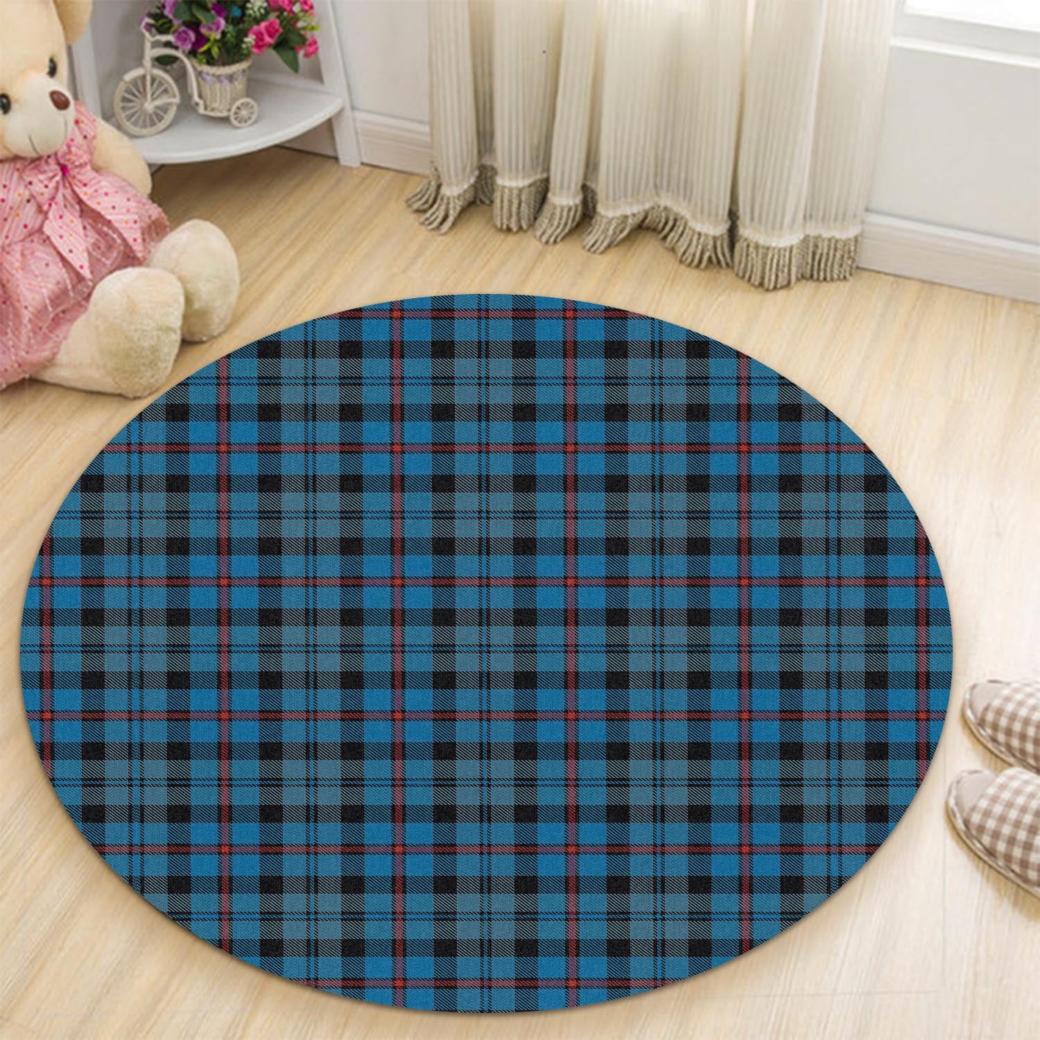 MacCorquodale (McCorquodale) Tartan Round Rug - Tartan Vibes Clothing
