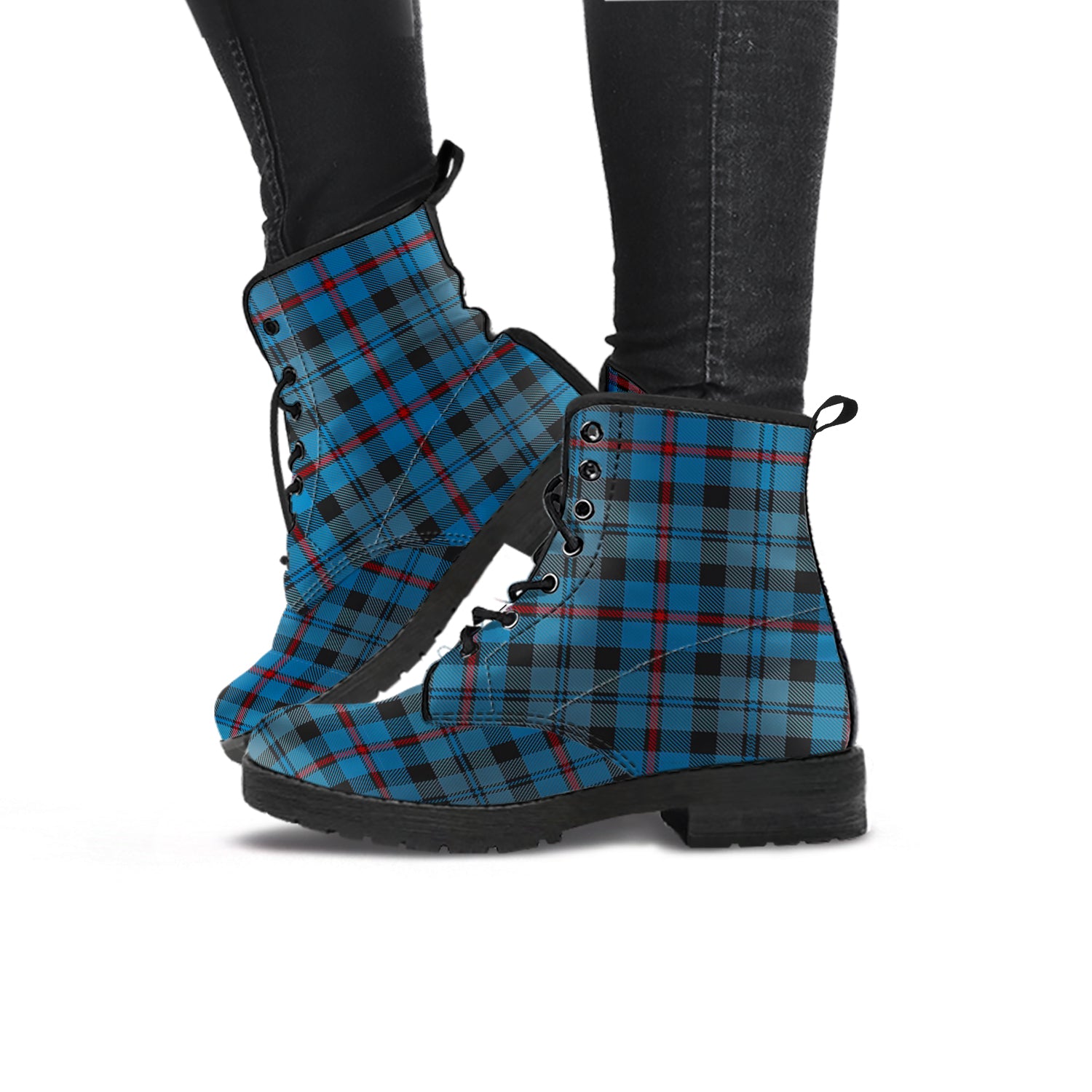 MacCorquodale (McCorquodale) Tartan Leather Boots - Tartan Vibes Clothing