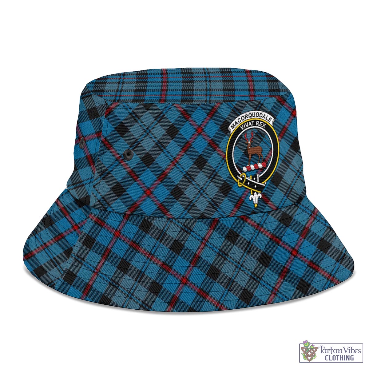 MacCorquodale (McCorquodale) Tartan Bucket Hat with Family Crest - Tartan Vibes Clothing