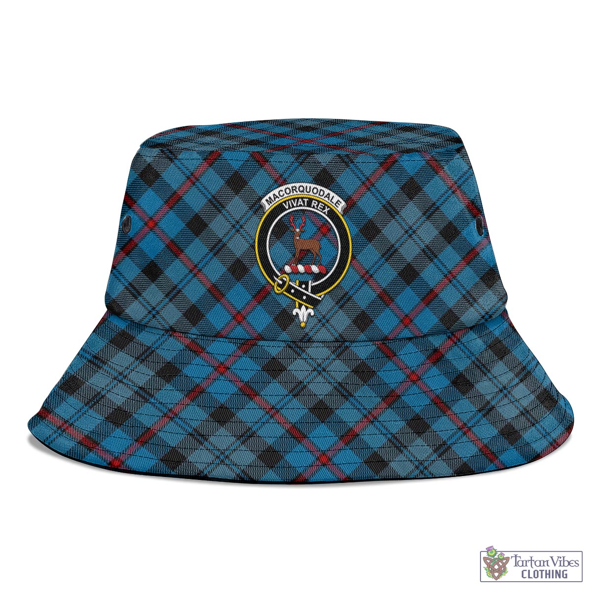 MacCorquodale (McCorquodale) Tartan Bucket Hat with Family Crest - Tartan Vibes Clothing