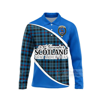 MacCorquodale (McCorquodale) Family Crest Tartan Long Sleeve Polo Shirt Celebrate Saint Andrew's Day in Style Unisex - Tartan Vibes Clothing