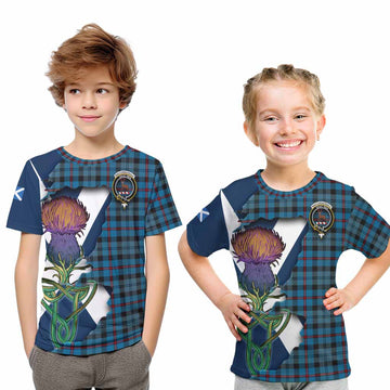 MacCorquodale (McCorquodale) Tartan Family Crest Kid T-Shirt Scottish Thistle Celtic Inspired Youth XL Size14 - Tartan Vibes Clothing