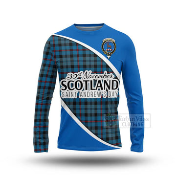 MacCorquodale (McCorquodale) Family Crest Tartan Long Sleeve T-Shirt Celebrate Saint Andrew's Day in Style Unisex - Tartan Vibes Clothing