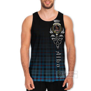 MacCorquodale (McCorquodale) Tartan Men's Tank Top Featuring Alba Gu Brath Family Crest Celtic Inspired Men - Tartan Vibes Clothing