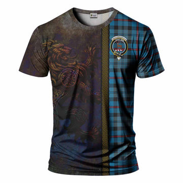 MacCorquodale (McCorquodale) Tartan Family Crest T-Shirt Alba Gu Brath Be Brave Lion Ancient Style Kid's Shirt - Tartan Vibes Clothing