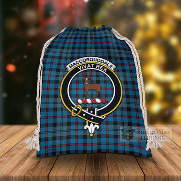 MacCorquodale (McCorquodale) Tartan Christmas Santa's Bag with Family Crest - Tartan Vibes Clothing