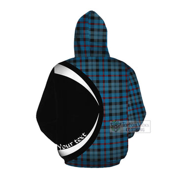 MacCorquodale (McCorquodale) Tartan Cotton Hoodie with Family Crest Circle Style Pullover Hoodie - Tartan Vibes Clothing