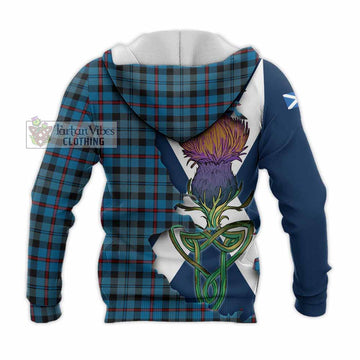 MacCorquodale (McCorquodale) Tartan Family Crest Knitted Hoodie Scottish Thistle Celtic Inspired - Tartan Vibes Clothing