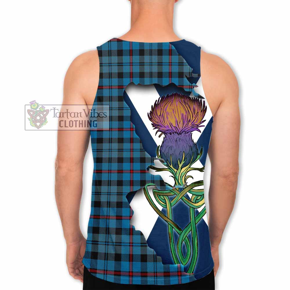 MacCorquodale (McCorquodale) Tartan Family Crest Men's Tank Top Scottish Thistle Celtic Inspired - Tartan Vibes Clothing