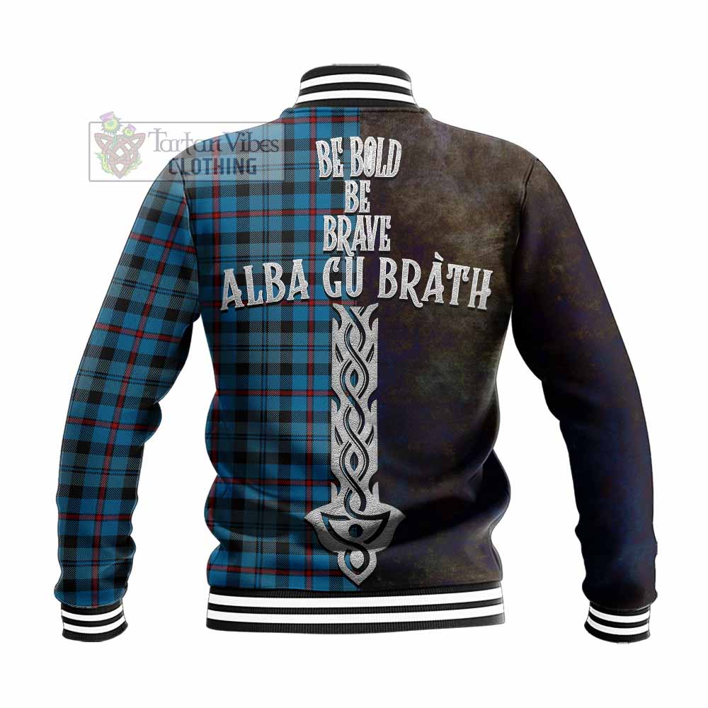 MacCorquodale (McCorquodale) Tartan Family Crest Baseball Jacket Alba Gu Brath Be Brave Lion Ancient Style - Tartan Vibes Clothing